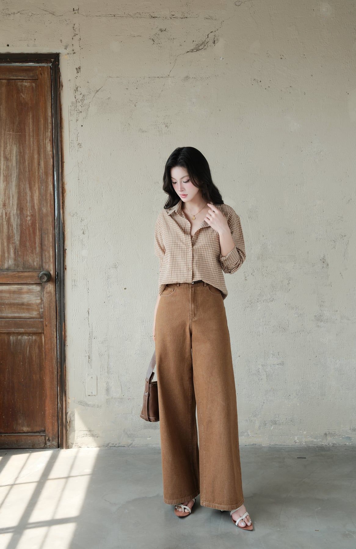  Quần Jean Ống Rộng FQJ058 