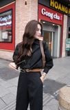  Áo Sơ Mi Trơn Oversize FAS291 
