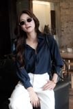  Áo Sơ Mi Trơn Oversize FAS291 