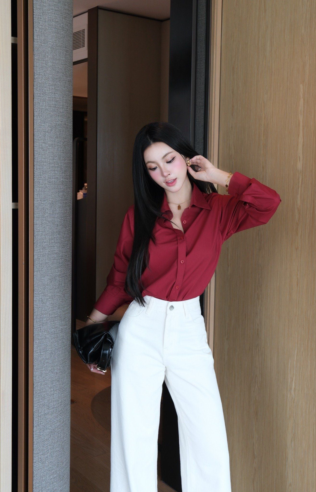  Áo Sơ Mi Trơn Classic FAS383 