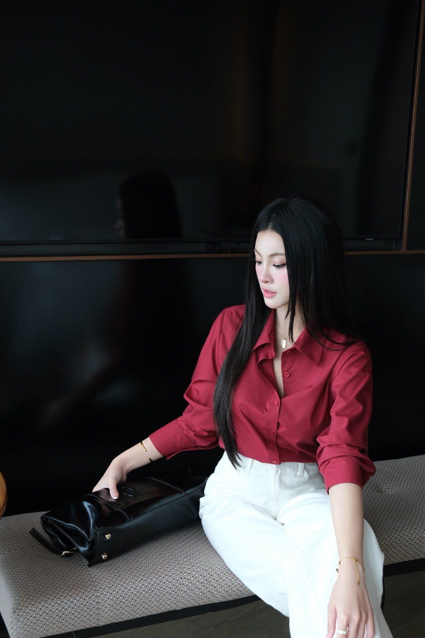  Áo Sơ Mi Trơn Classic FAS383 