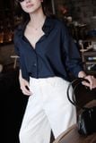  Áo Sơ Mi Trơn Oversize FAS291 