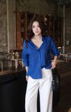  Áo Sơ Mi Trơn Oversize FAS291 