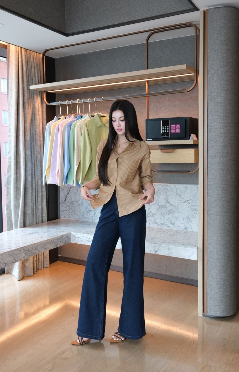  Quần Jean Ống Rộng Gilys FQJ063 