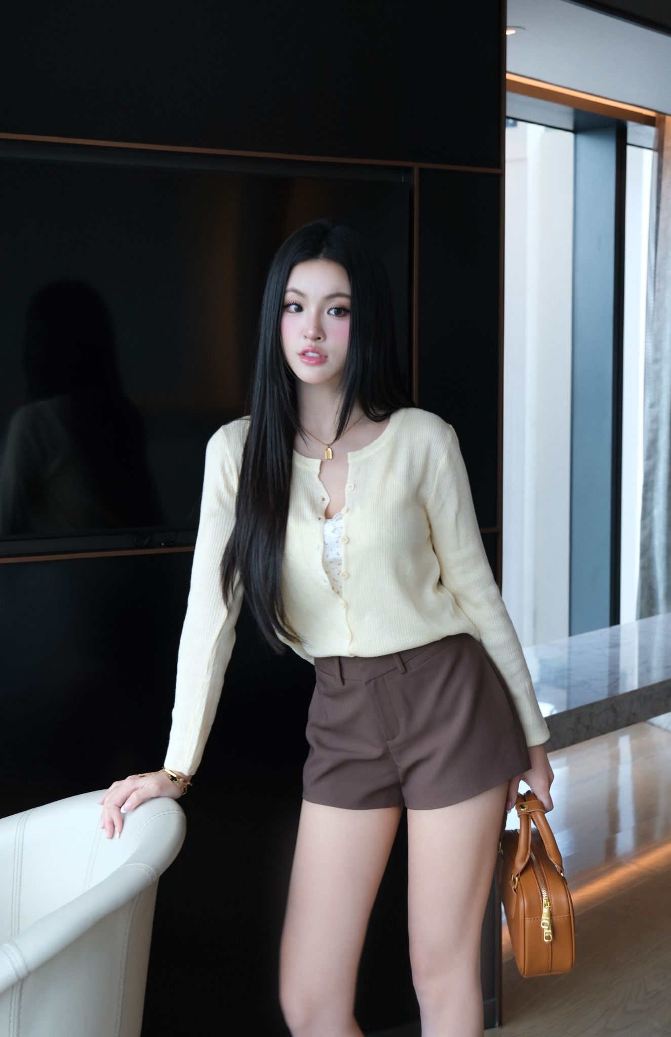 Cardigan Len Mỏng FAH083 