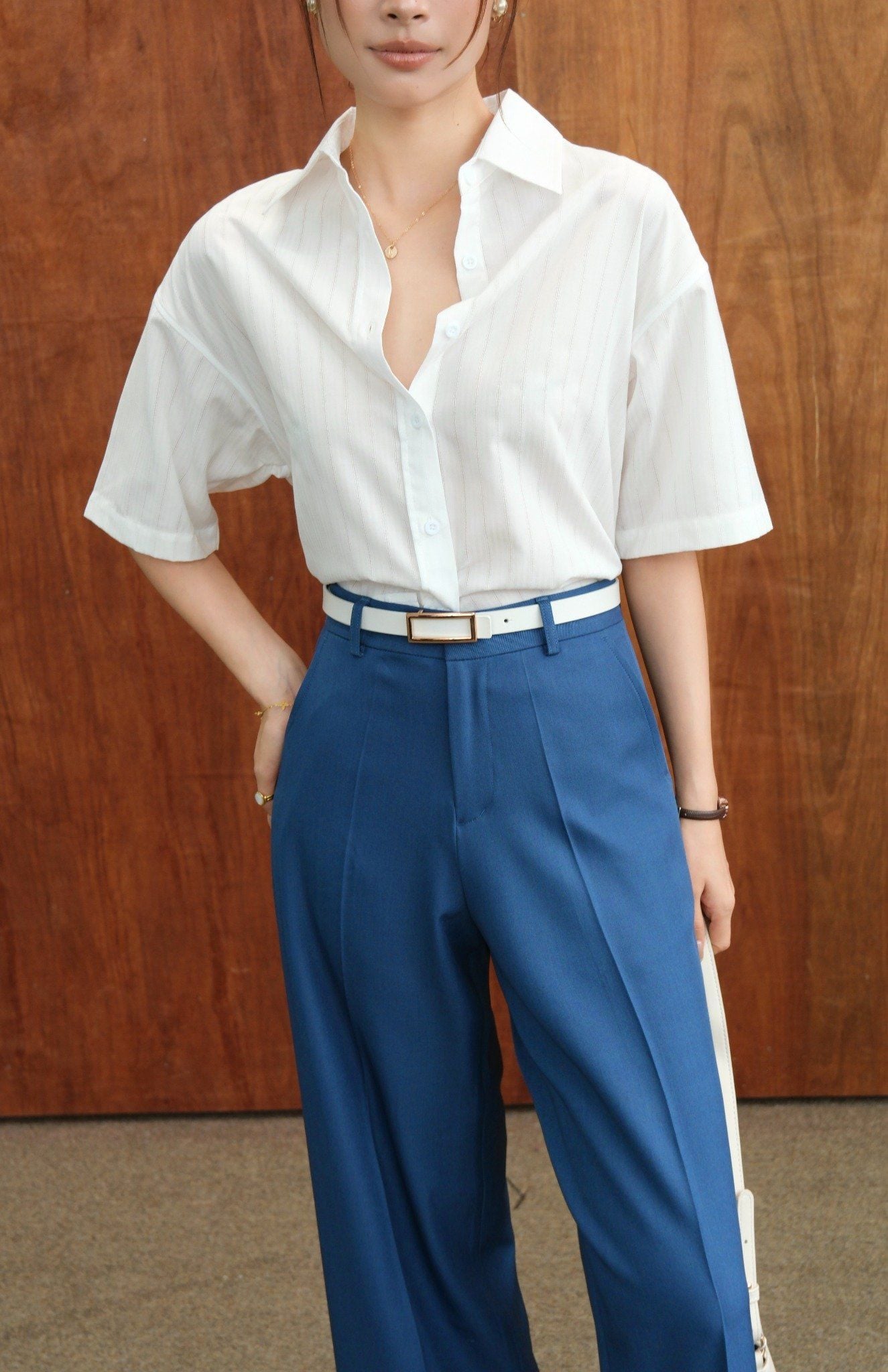  Sơ Mi Tay Ngắn FAS387 