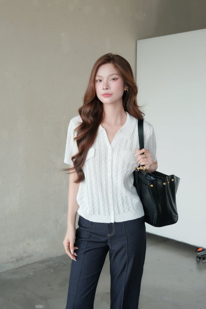  Áo Dệt Kim Giả Túi FAK108 