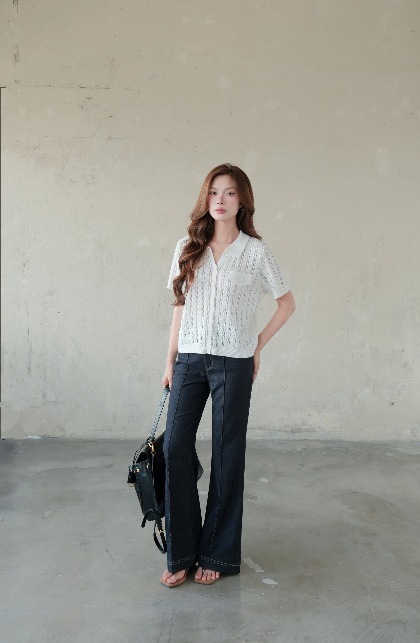  Áo Dệt Kim Giả Túi FAK108 