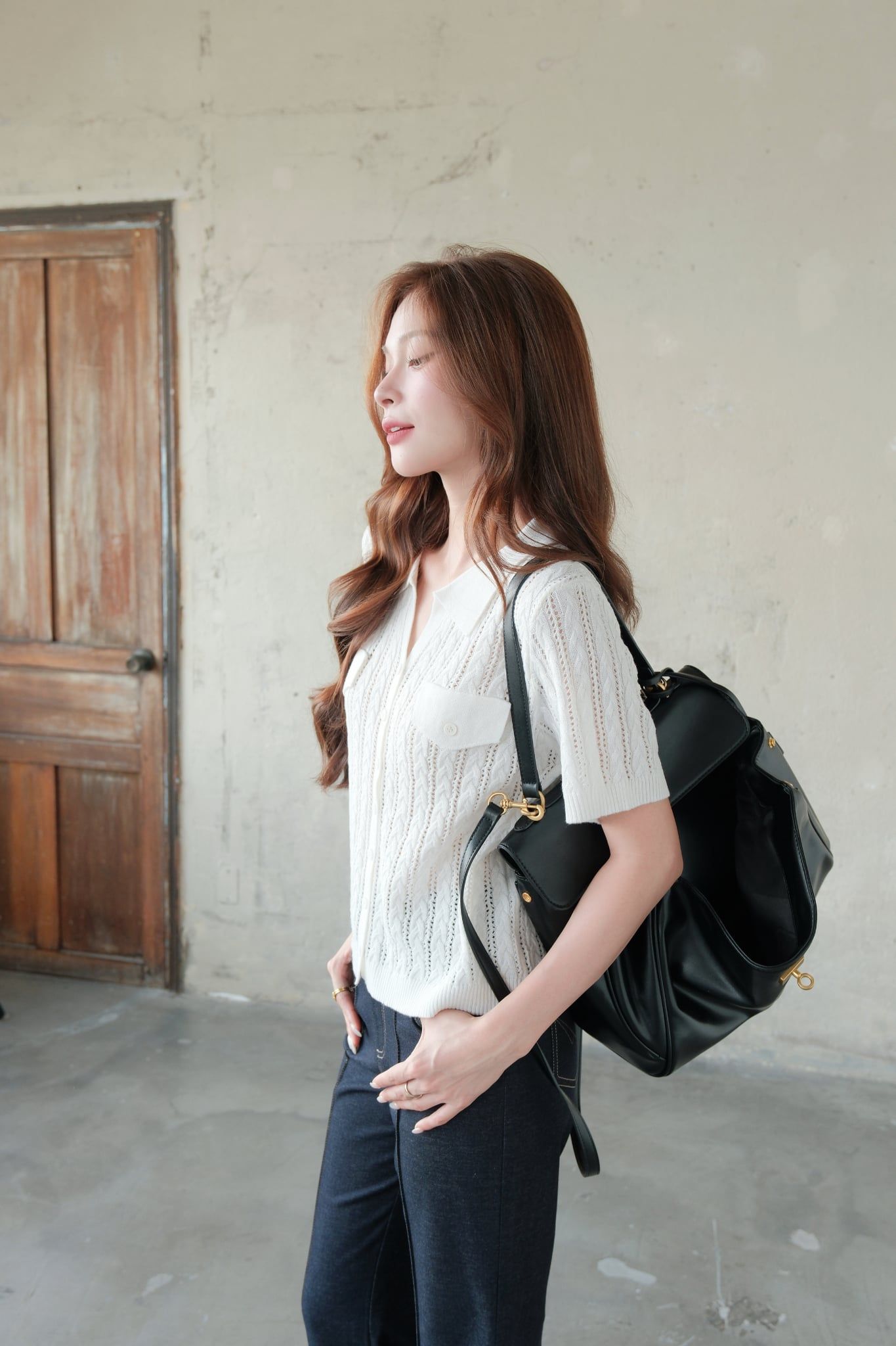  Áo Dệt Kim Giả Túi FAK108 