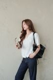  Quần Denim Dài Ly Giữa FQJ072 
