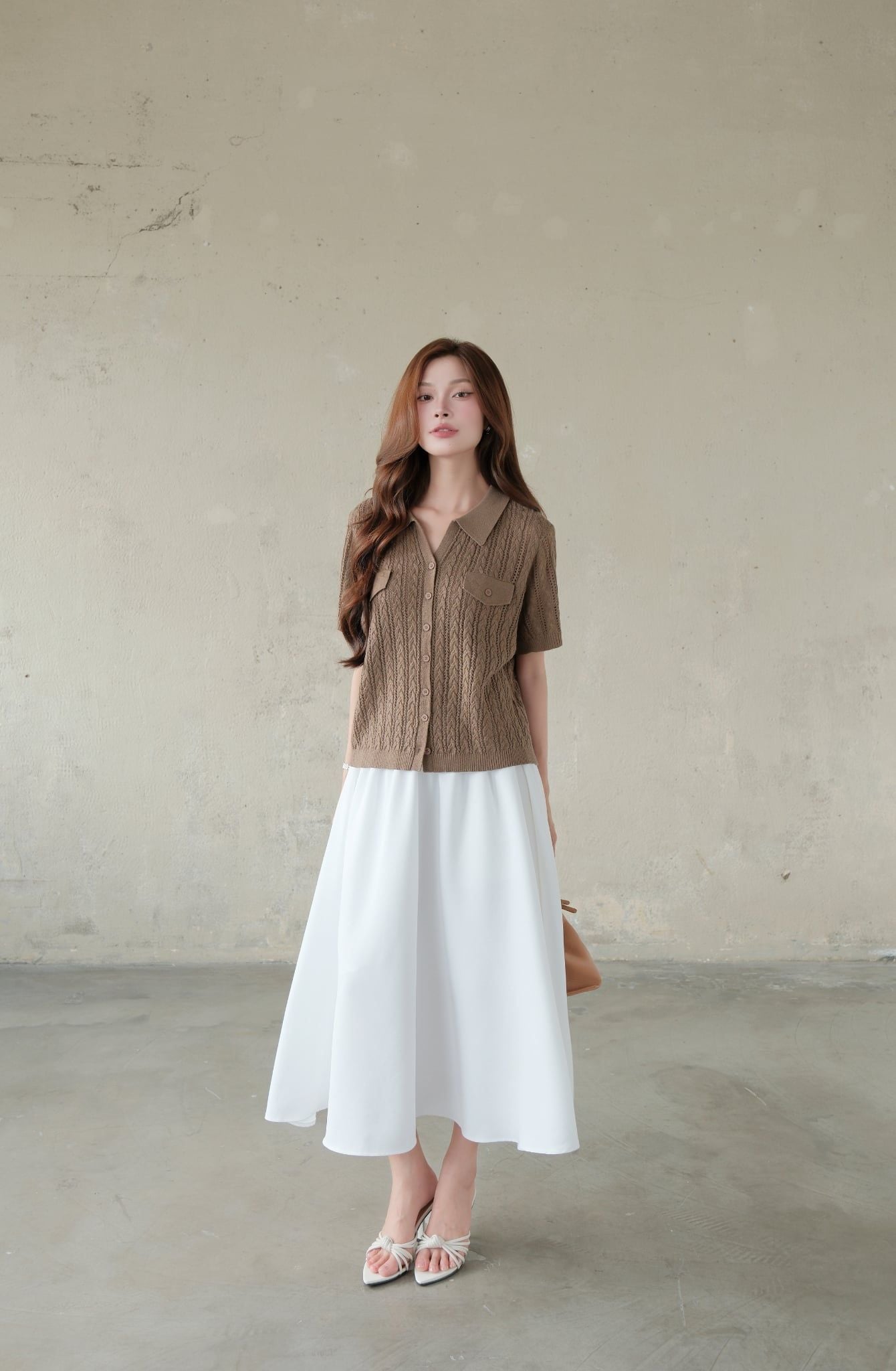  Áo Dệt Kim Giả Túi FAK108 