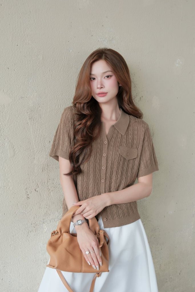  Áo Dệt Kim Giả Túi FAK108 