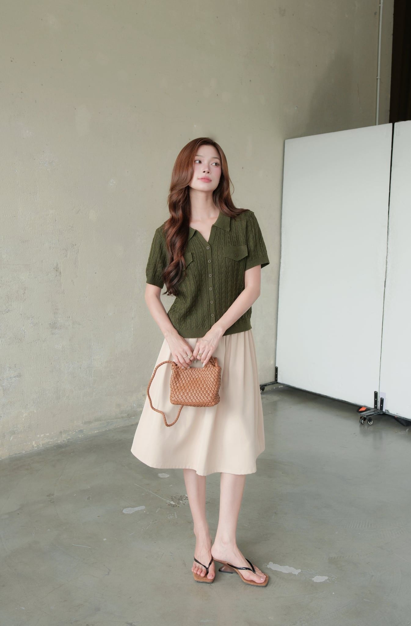  Áo Dệt Kim Giả Túi FAK108 