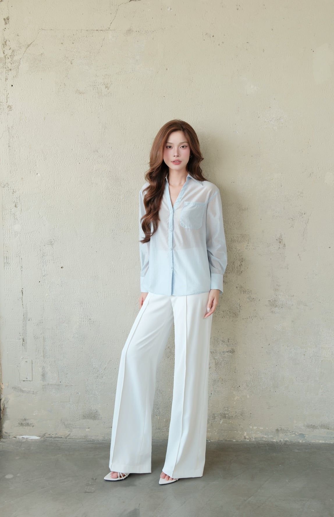  Áo Sơ Mi Cổ V FAS403 