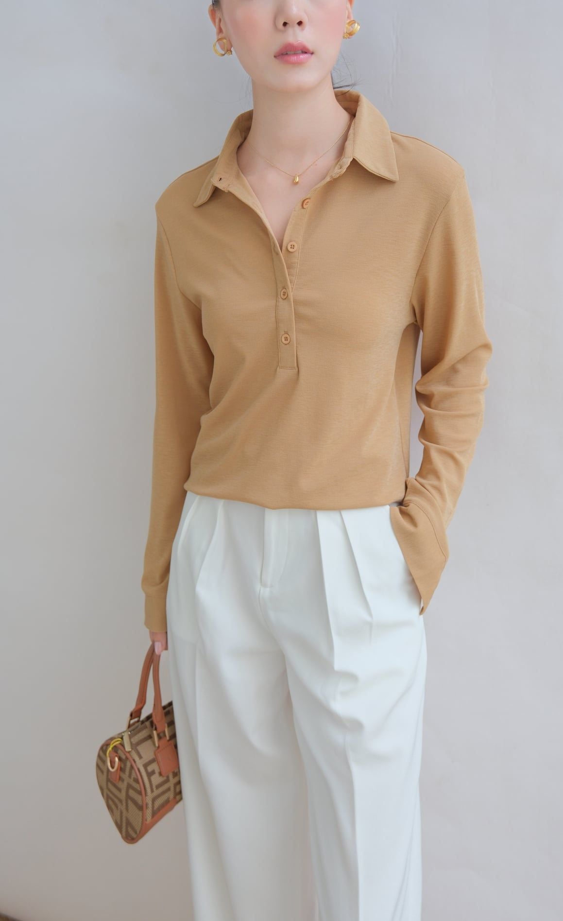 Áo Thun Cổ Trụ FAT098 
