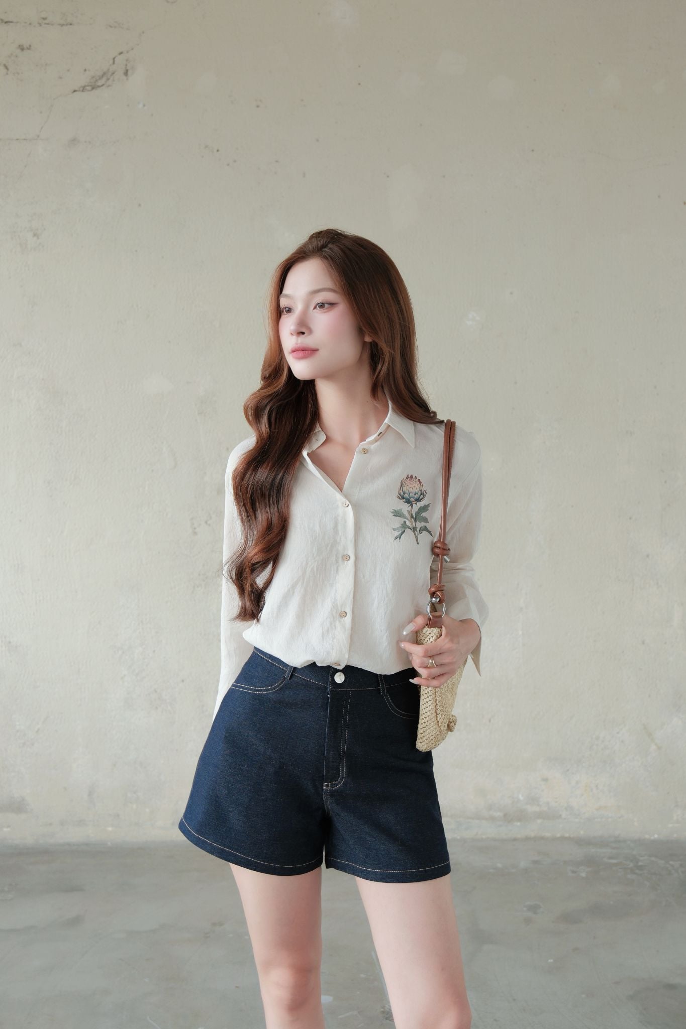  Quần Short Denim FQJ071 