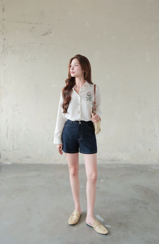  Quần Short Denim FQJ071 