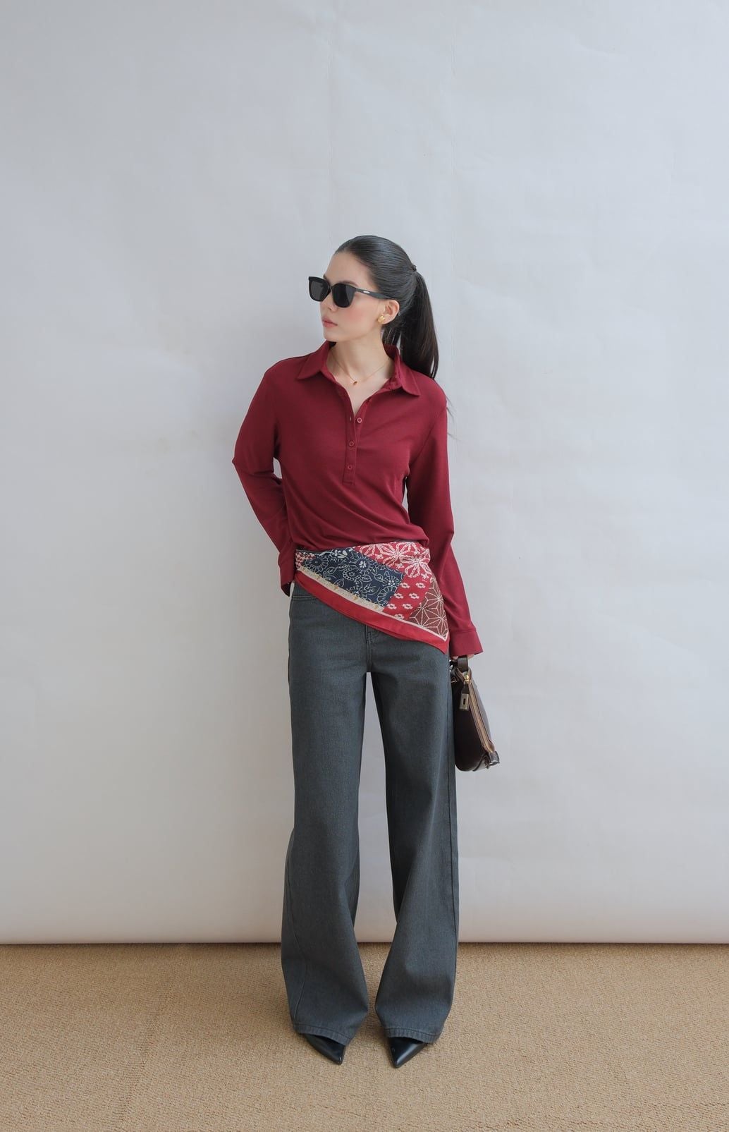  Quần Jean Ống Rộng FQJ059 