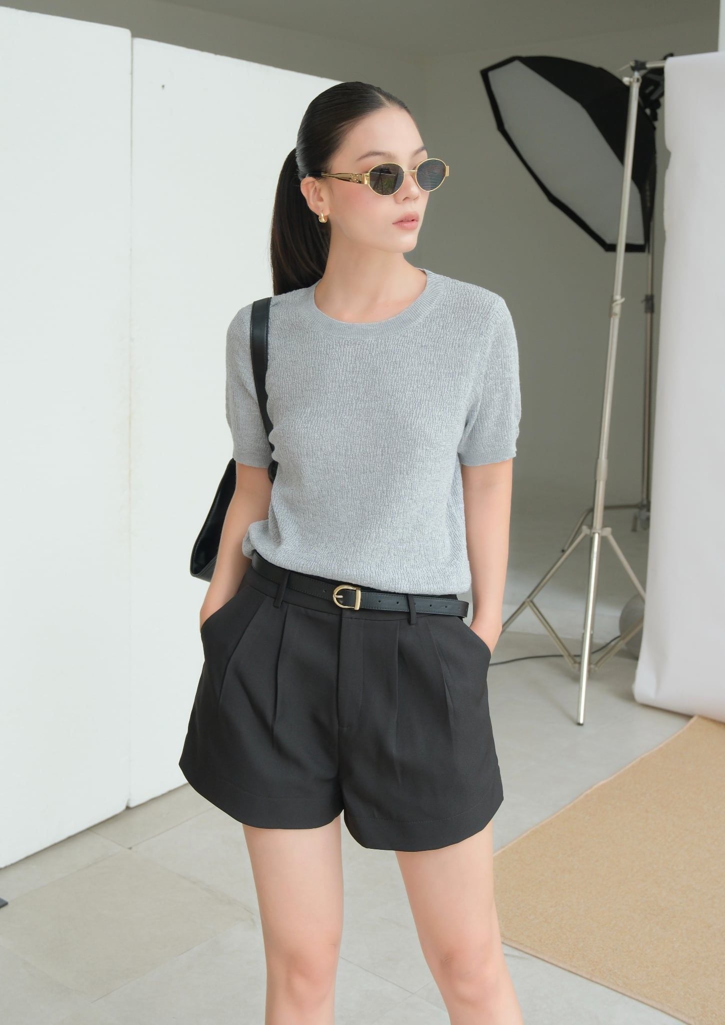  Áo Dệt Kim Cổ Tròn FAK107 