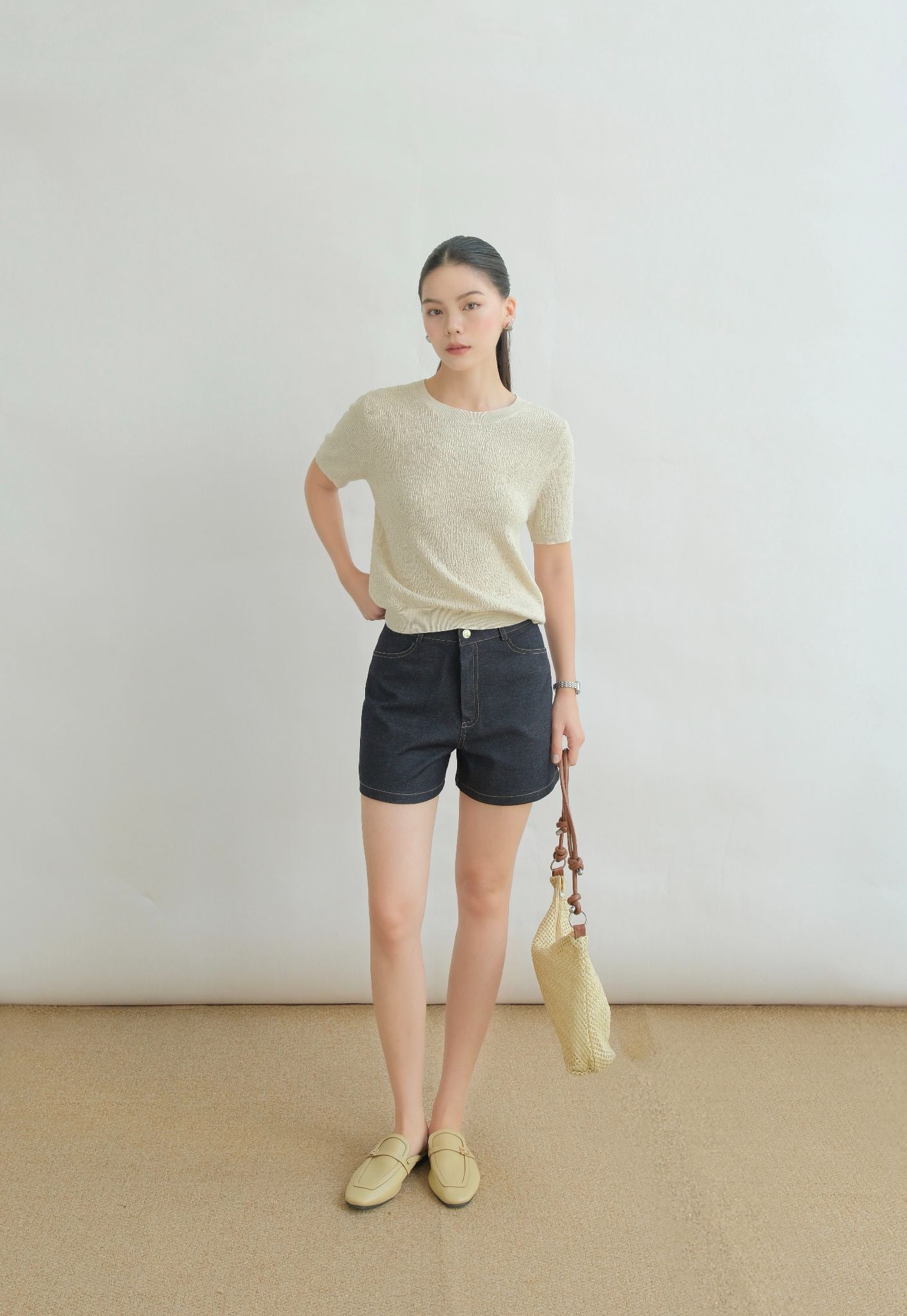  Quần Short Denim FQJ071 