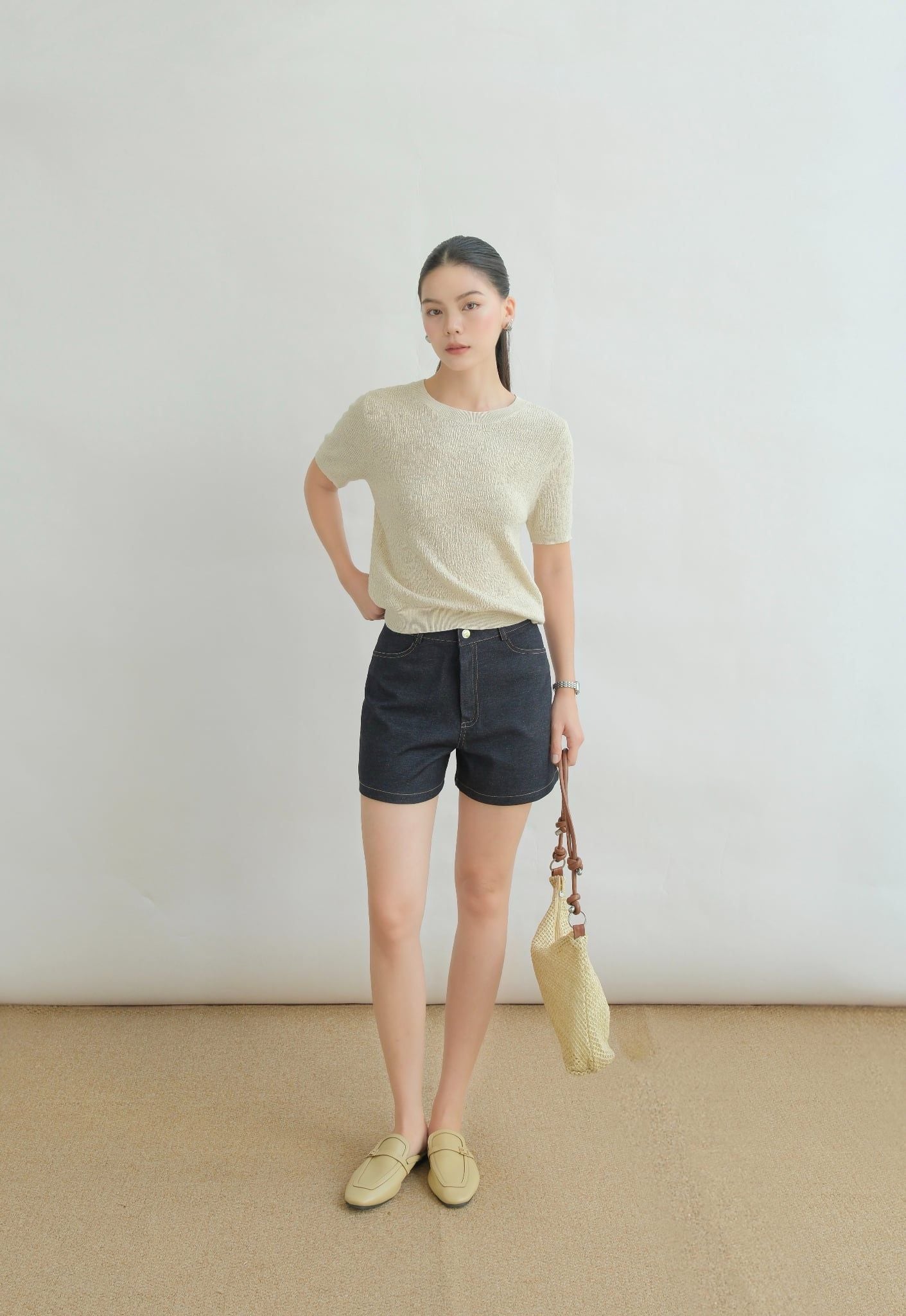  Áo Dệt Kim Cổ Tròn FAK107 