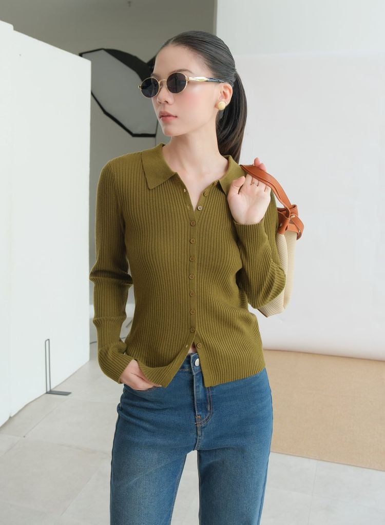  Áo Dệt Kim Tay Dài FAK100 