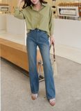  Áo Sơ Mi Trơn Oversize FAS378 