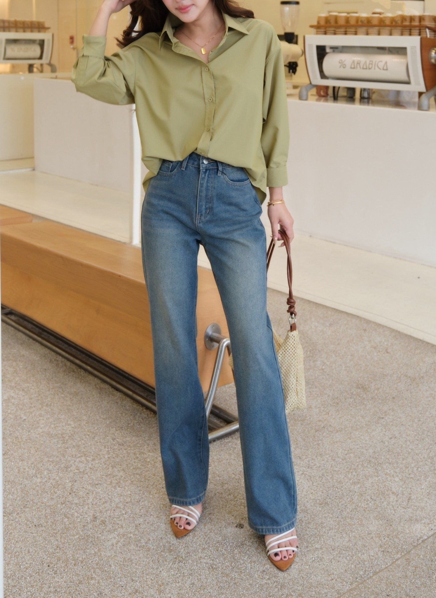  Quần Jean Suông Pancy 