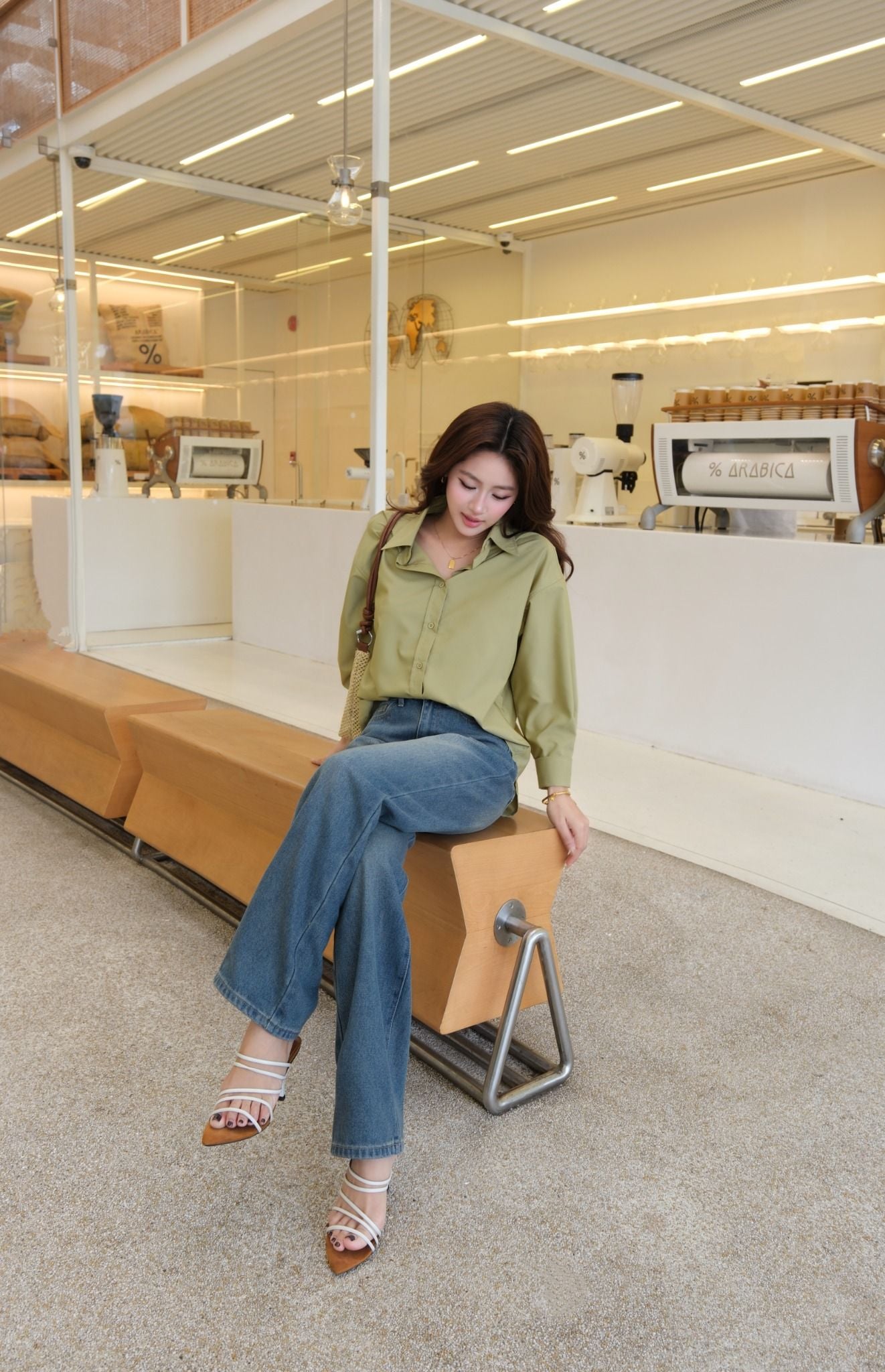  Quần Jean Suông Pancy 