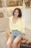  Áo Sơ Mi Trơn Oversize FAS291 