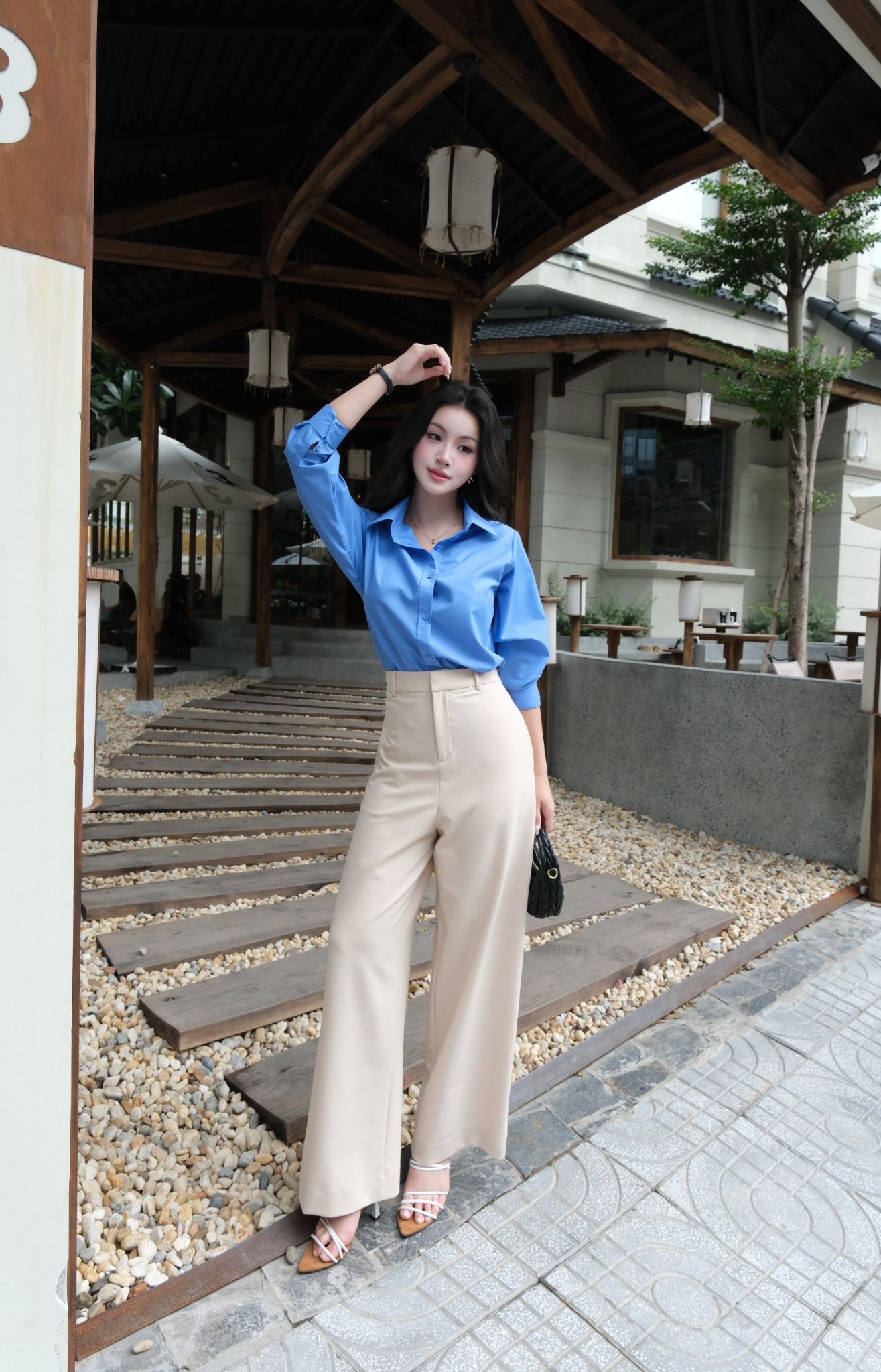  Áo Sơ Mi Trơn Classic FAS383 