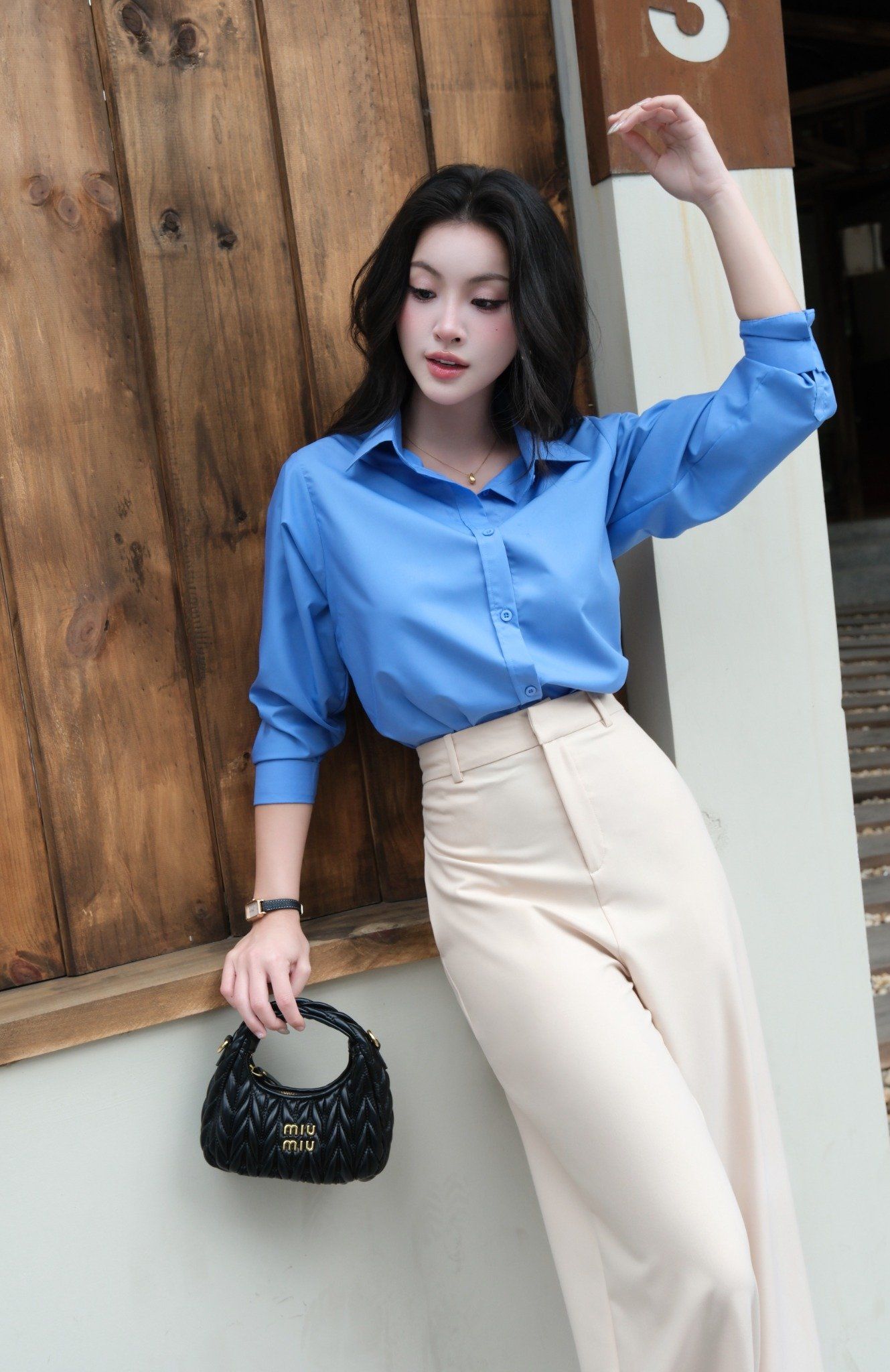  Áo Sơ Mi Trơn Classic FAS383 