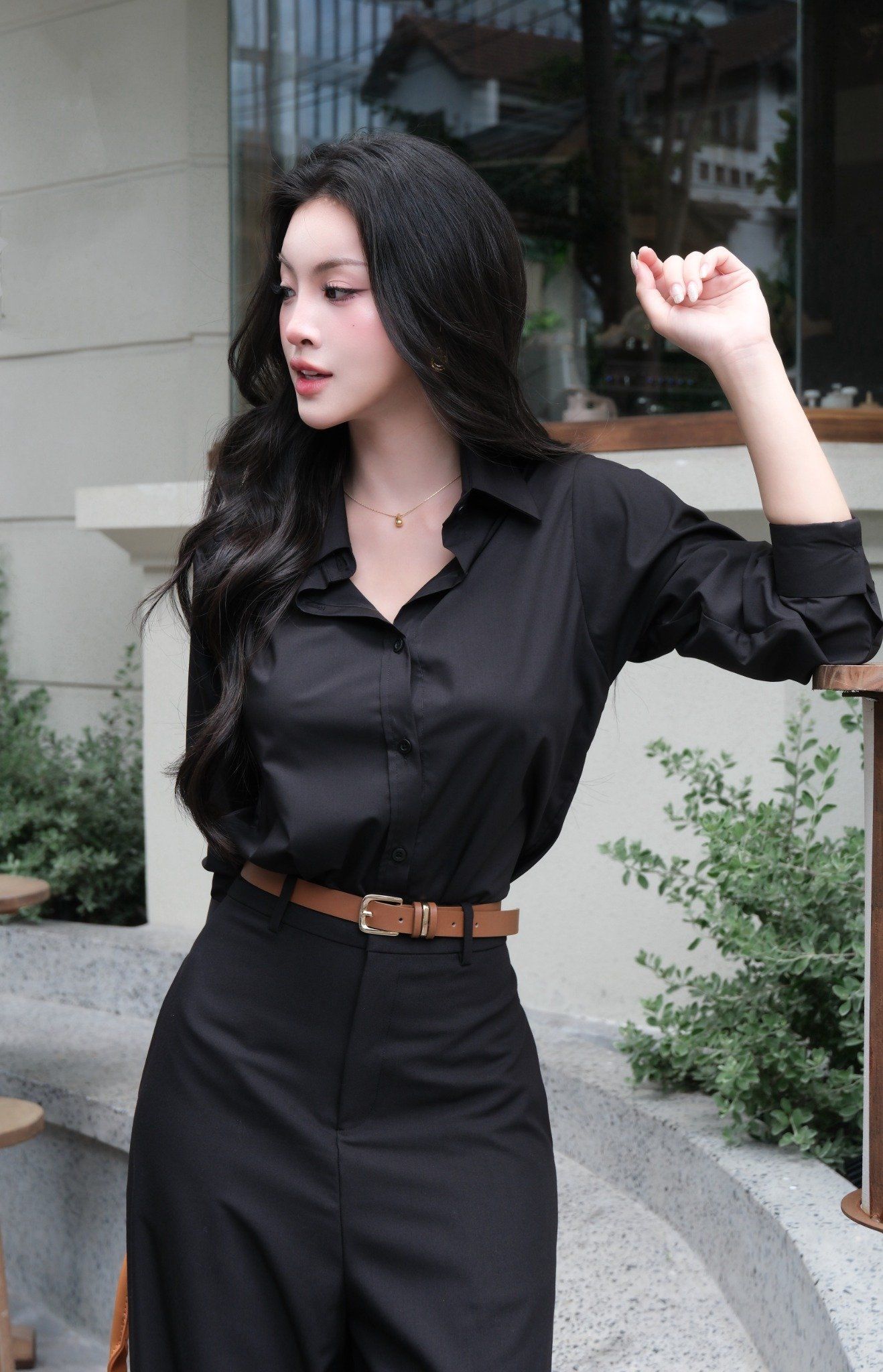  Áo Sơ Mi Trơn Classic FAS383 