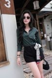 Áo Sơ Mi Trơn Classic FAS383 