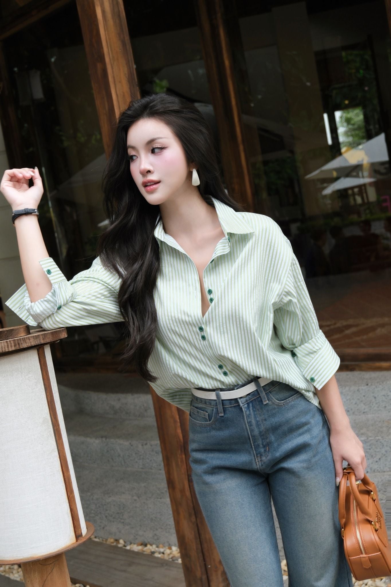  Áo Sơ Mi Cúc Đôi FAS382 