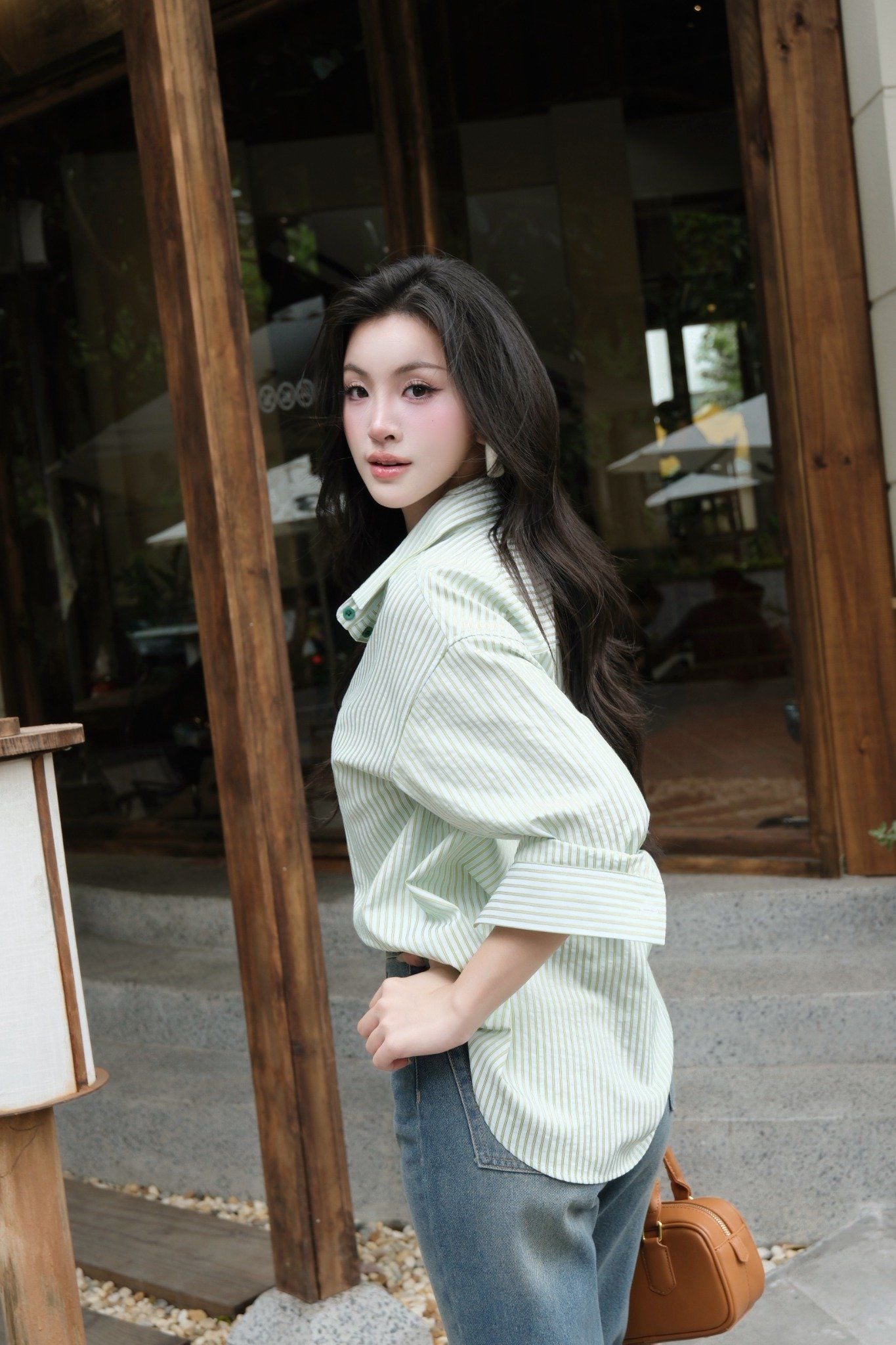  Áo Sơ Mi Cúc Đôi FAS382 