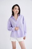  Áo Sơ Mi Trơn Oversize FAS293 