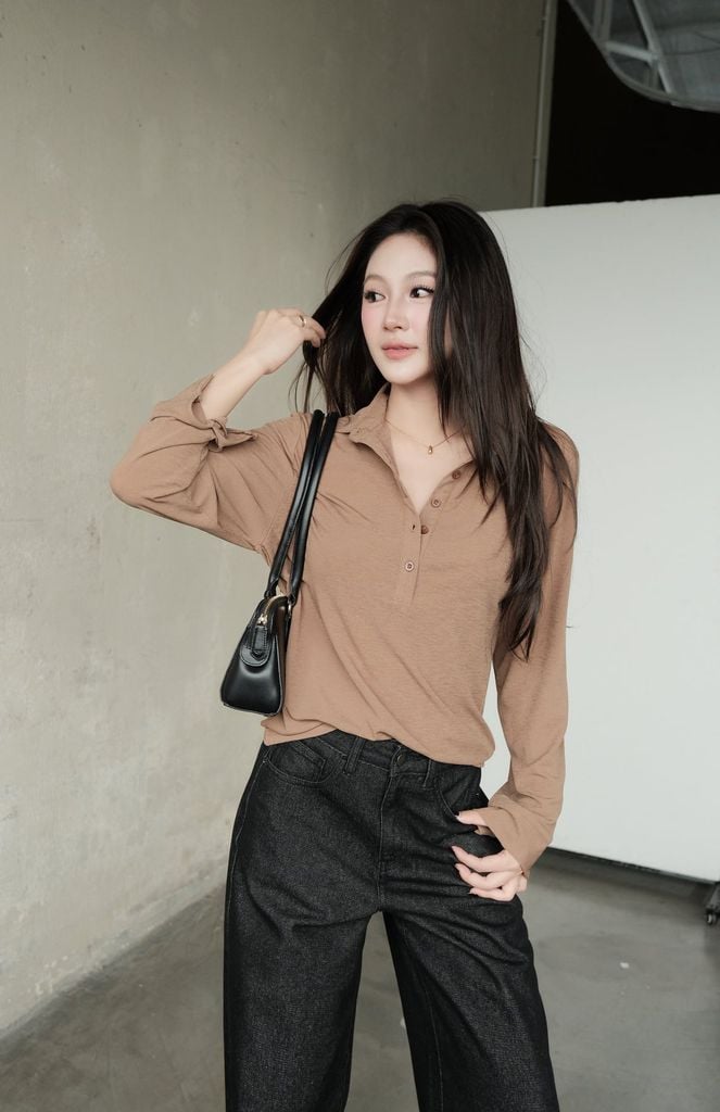  Áo Thun Cổ Trụ FAT098 