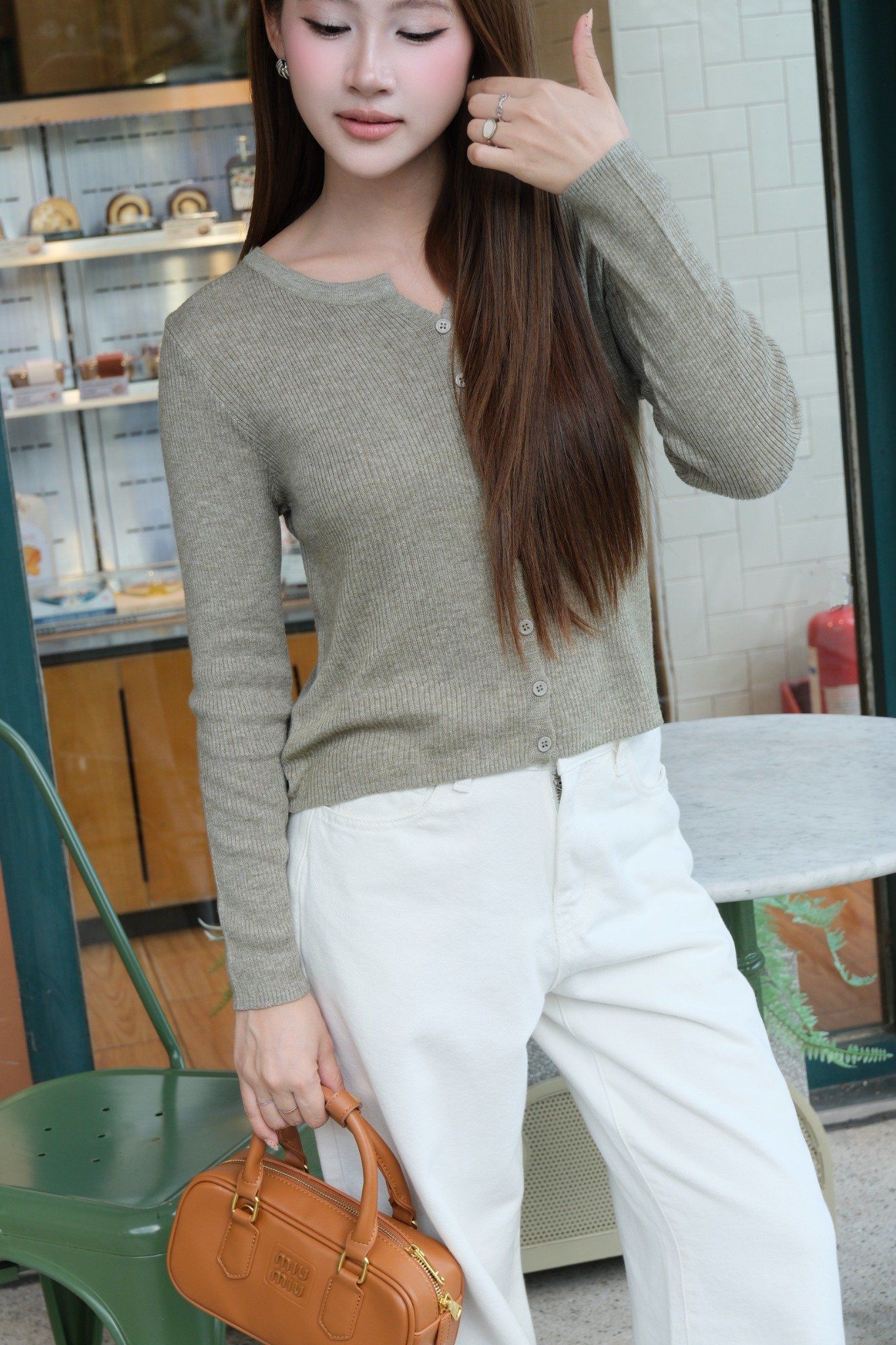  Cardigan Len Mỏng FAH083 