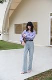 Áo Sơ Mi Sọc Túi Ngang FAS372 