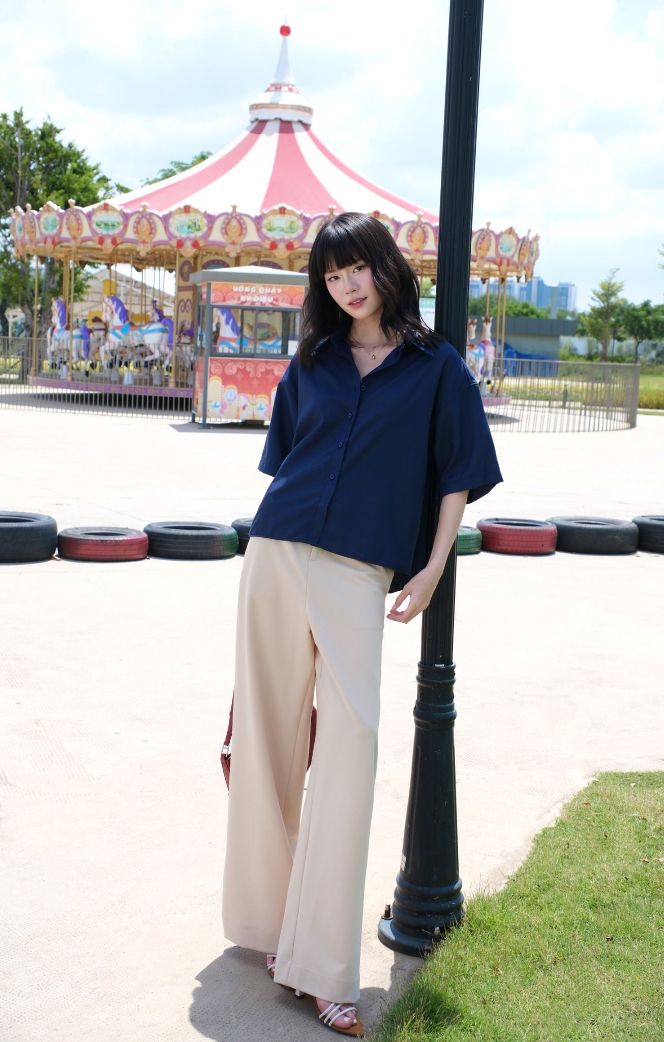  Quần Rộng Trơn FQR048 