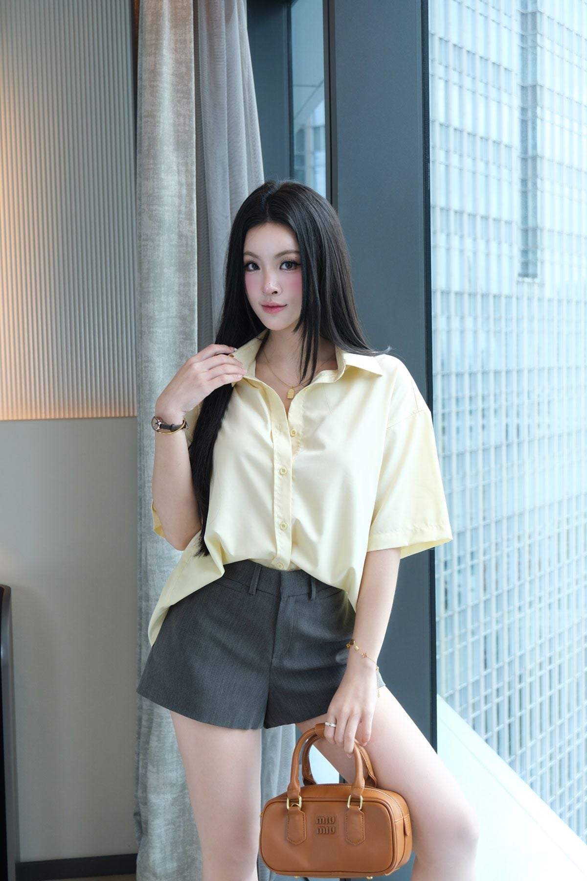  Sơ Mi Tay Ngắn FAS374 