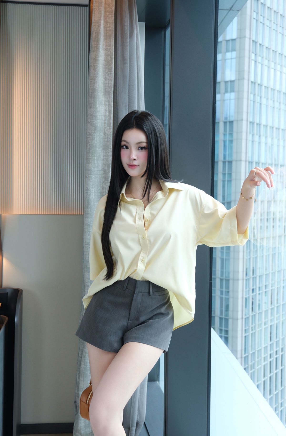  Sơ Mi Tay Ngắn FAS374 