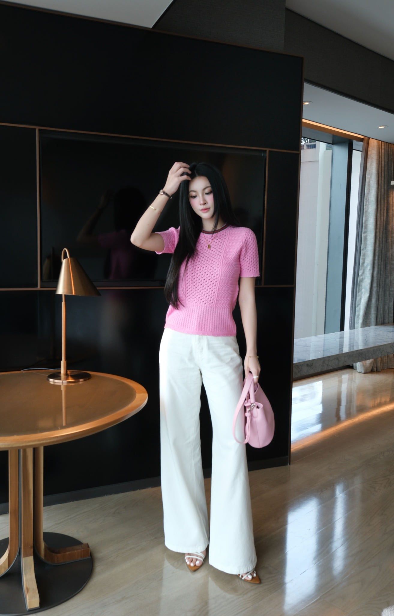  Áo Dệt Kim Cổ Tròn FAK085 