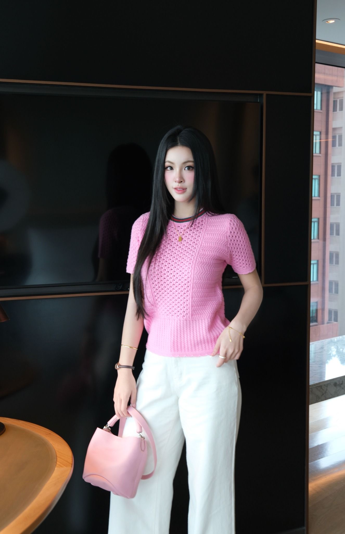  Áo Dệt Kim Cổ Tròn FAK085 