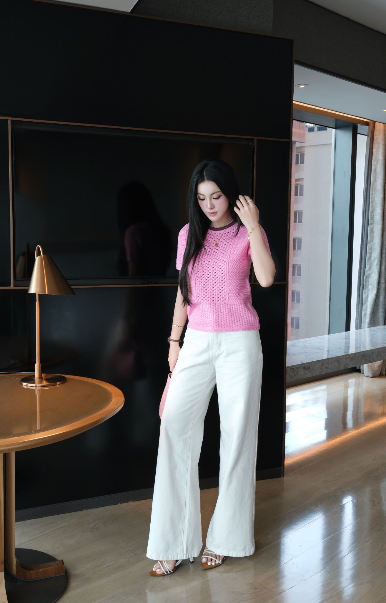  Áo Dệt Kim Cổ Tròn FAK085 