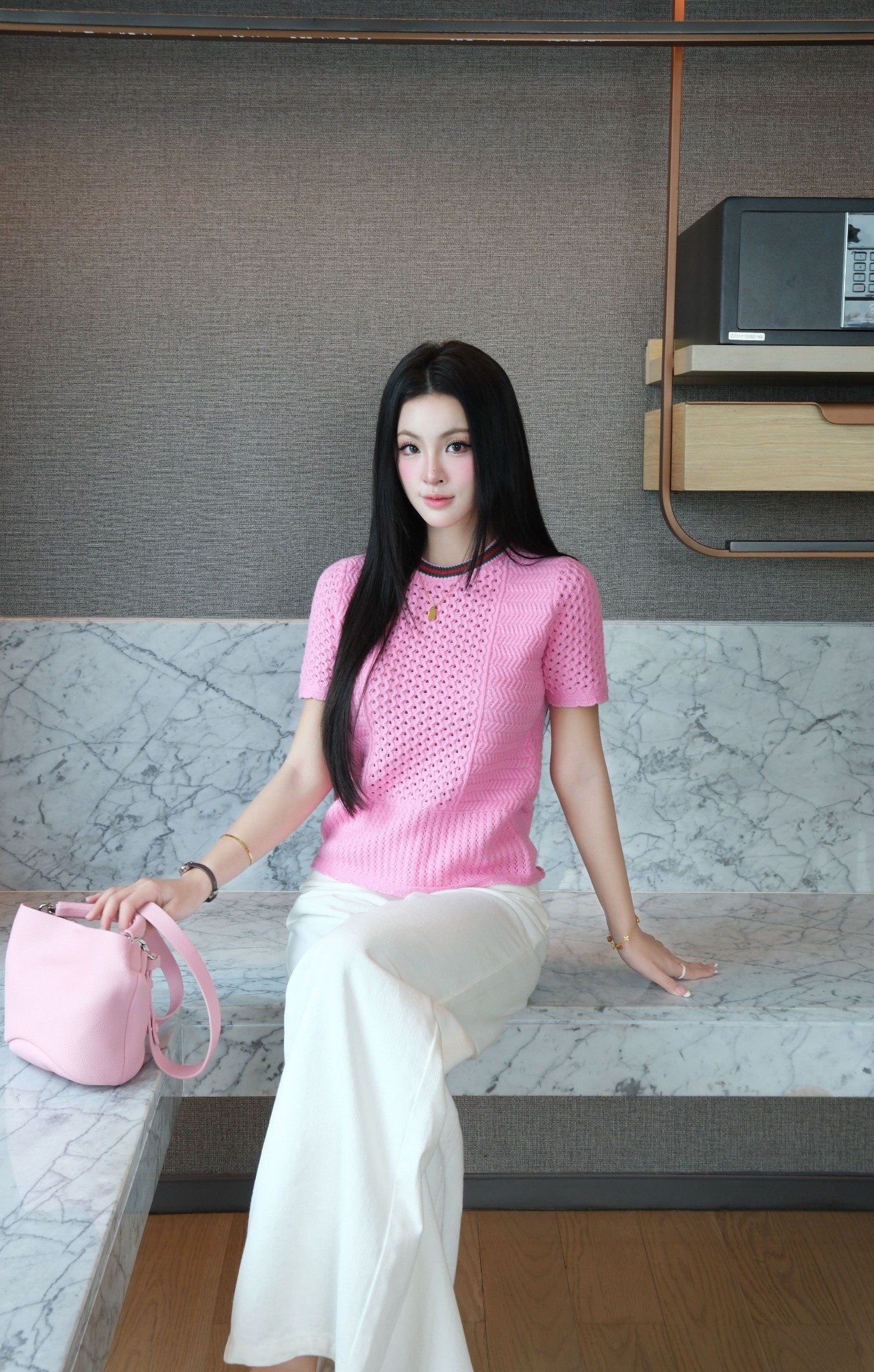  Áo Dệt Kim Cổ Tròn FAK085 