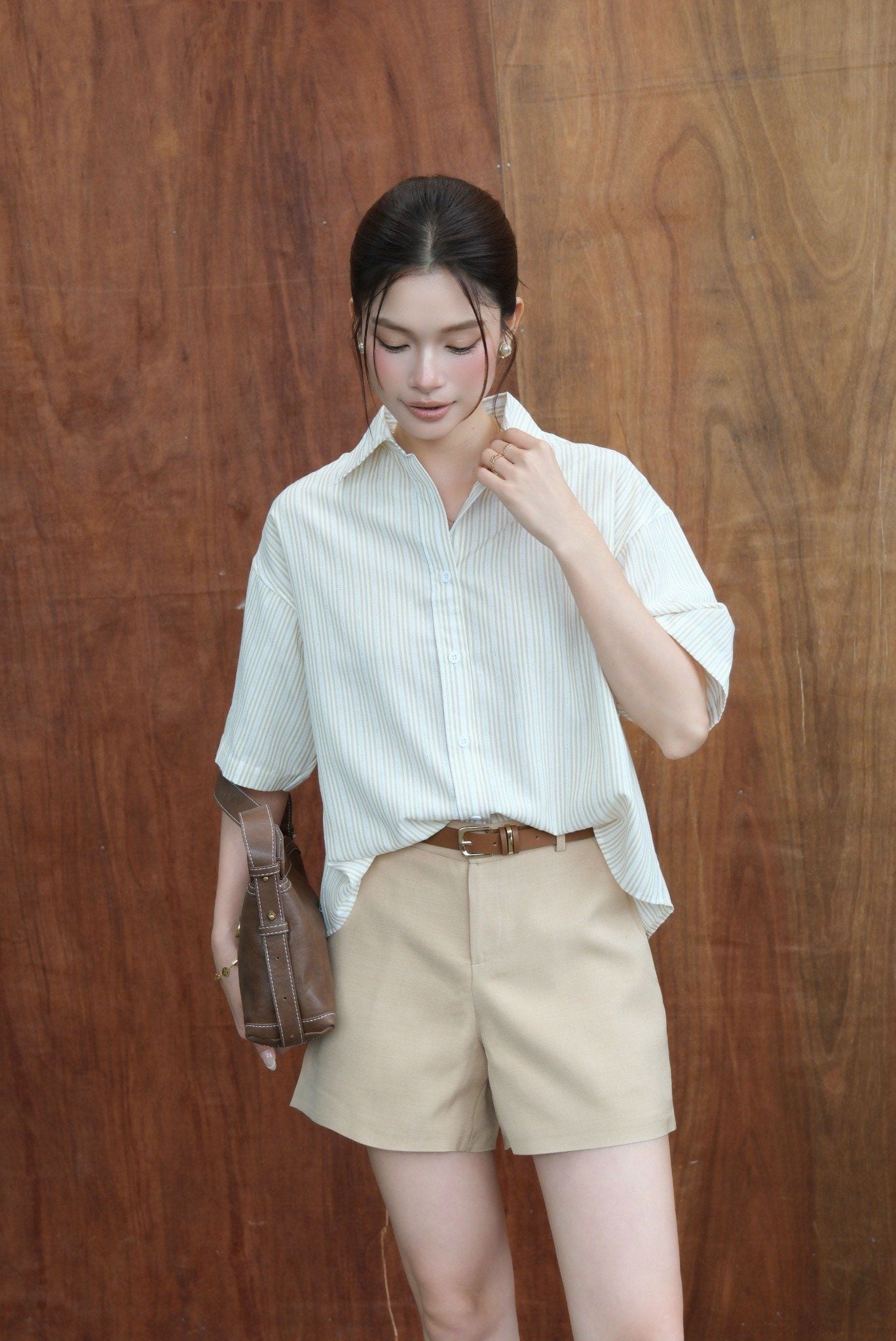  Sơ Mi Tay Ngắn FAS387 