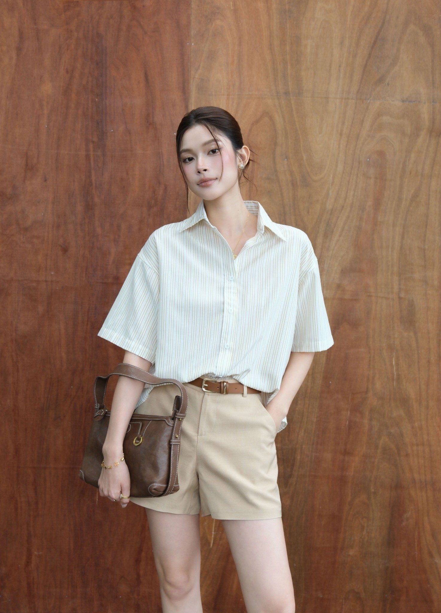  Sơ Mi Tay Ngắn FAS387 