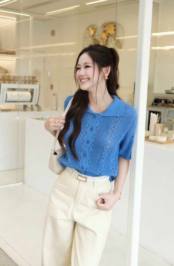  Áo Dệt Kim Hoa FAK088 